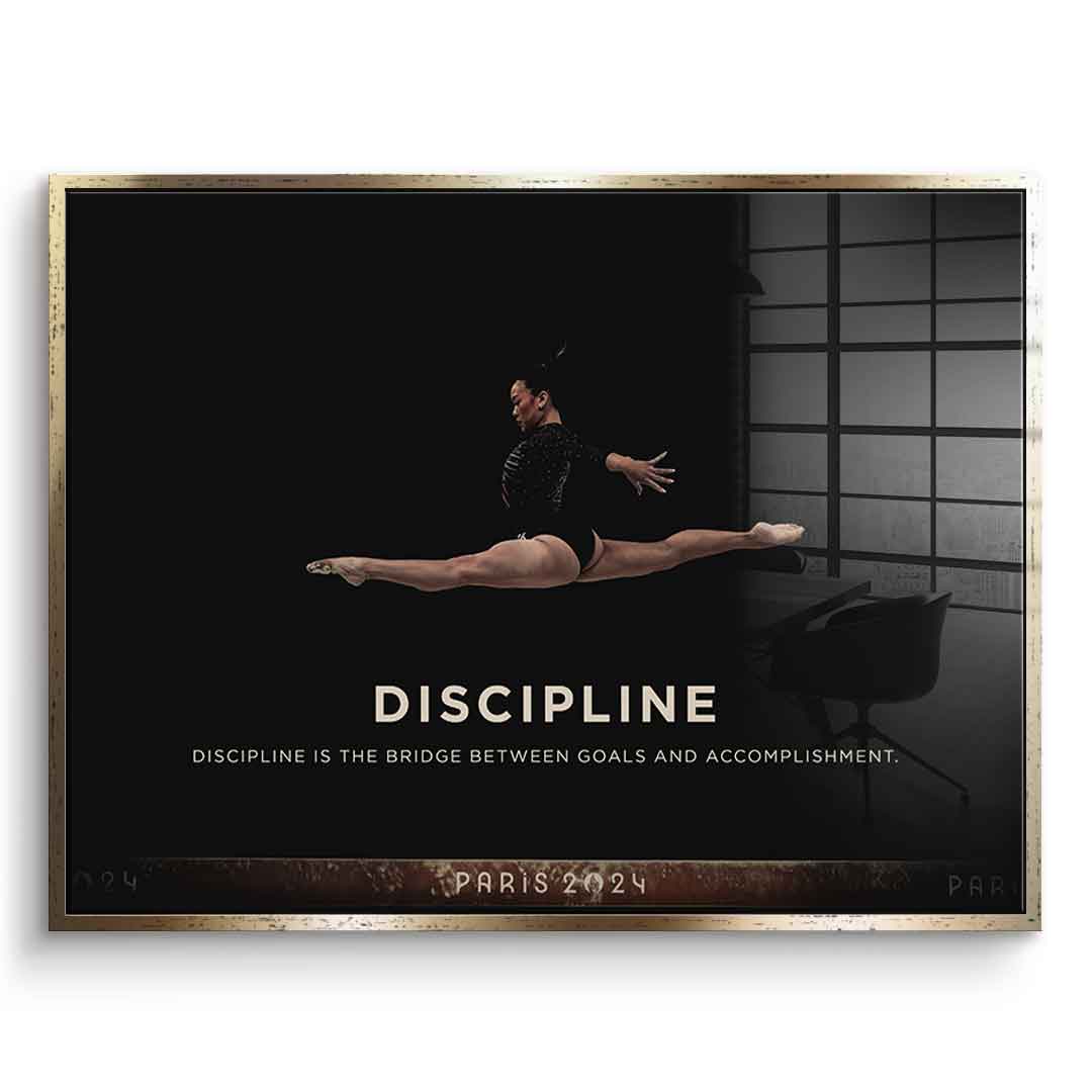 Discipline #Turnen - Acrylglas