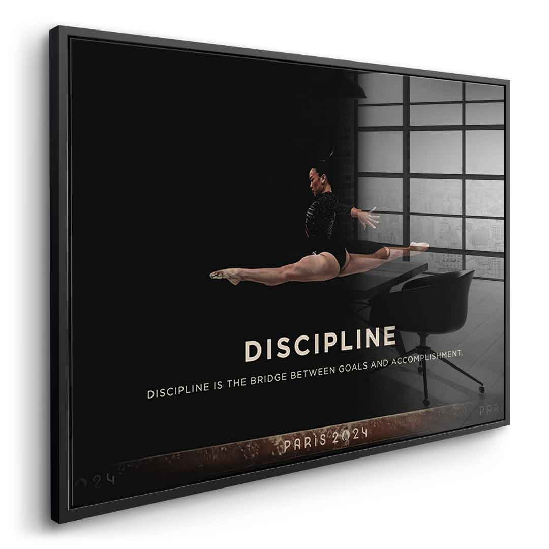 Discipline #Turnen - Acrylglas