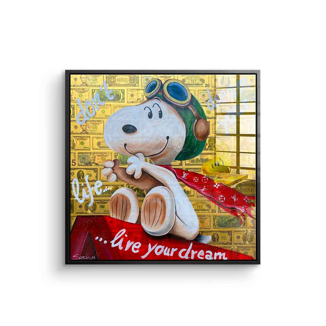 Dont Dream your Life - Acrylglas