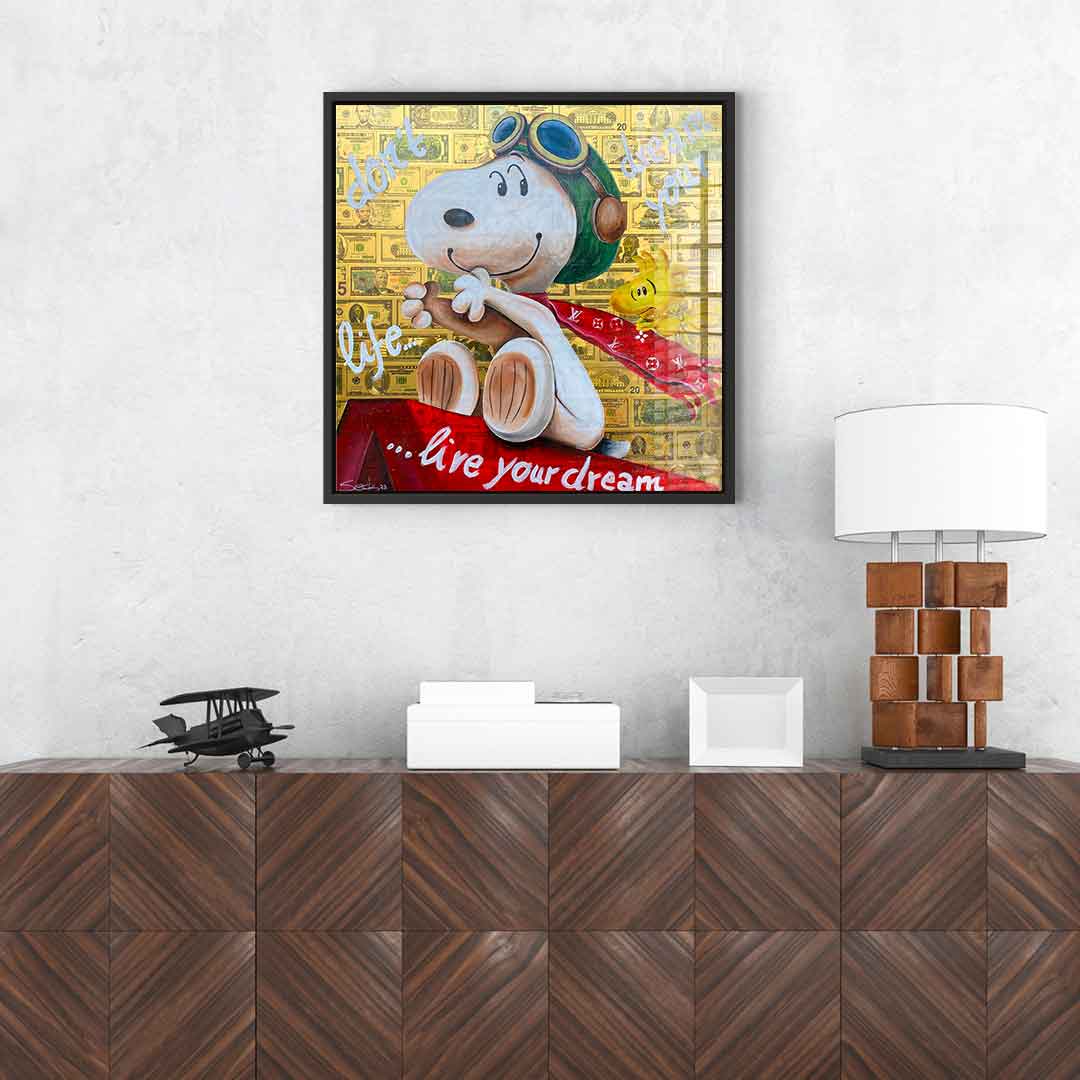 Dont Dream your Life - Acrylglas