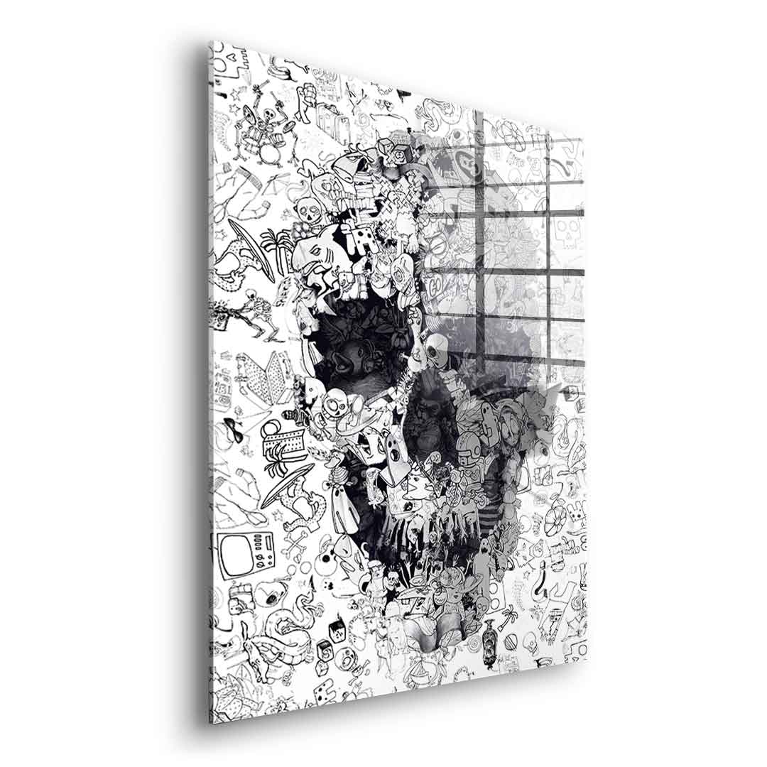 Doodle Puzzle - Acrylglas
