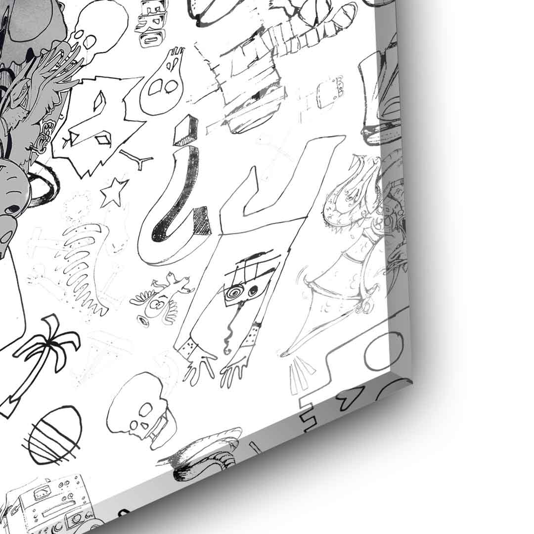 Doodle Puzzle - Acrylglas