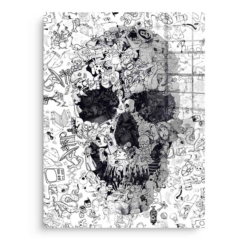 Doodle Puzzle - Acrylglas