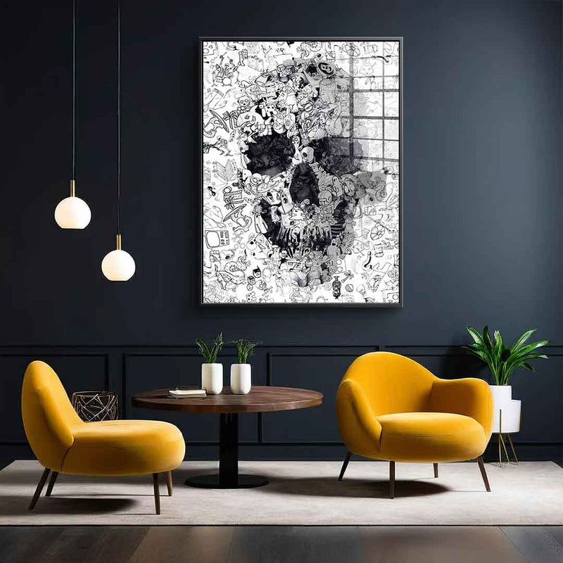 Doodle Puzzle - Acrylglas