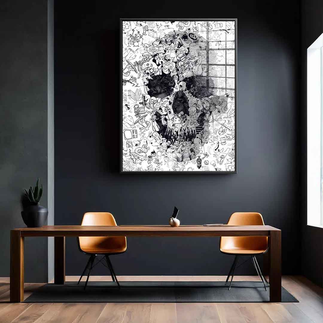 Doodle Puzzle - Acrylglas