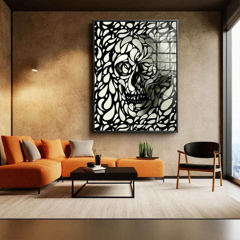 Drop Skull - Acrylglas