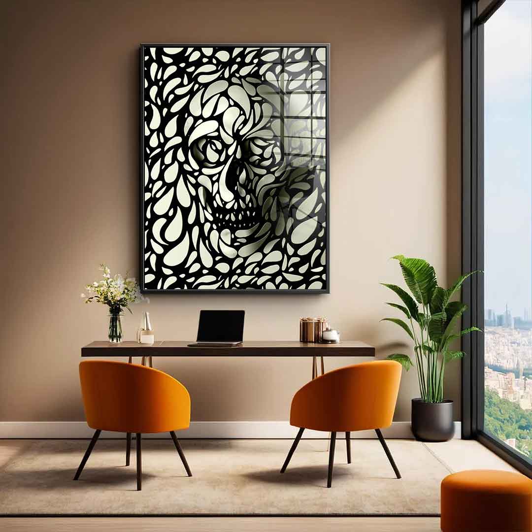Drop Skull - Acrylic glass