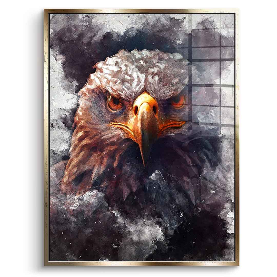 Eagle Portrait - Acrylglas
