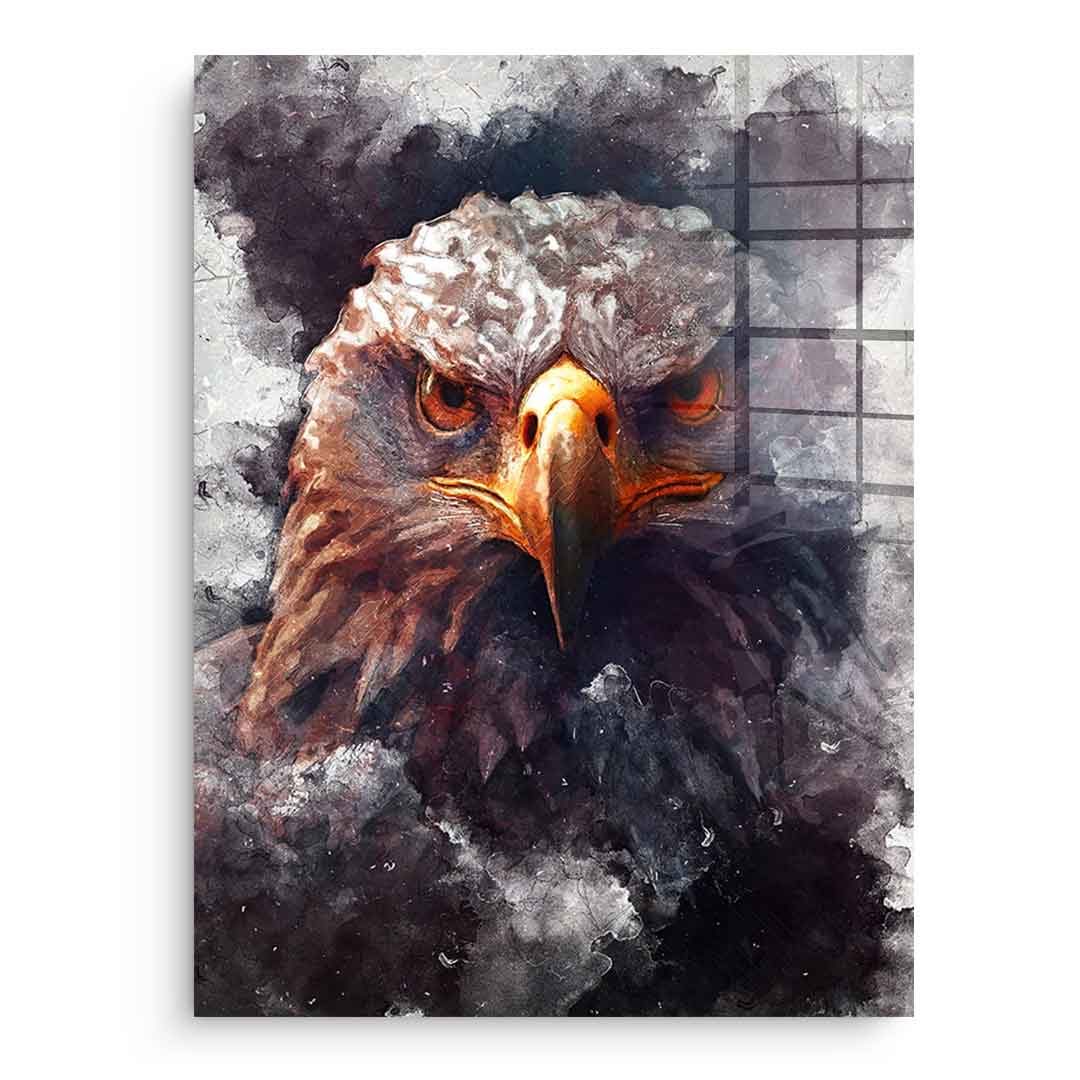 Eagle Portrait - Acrylglas