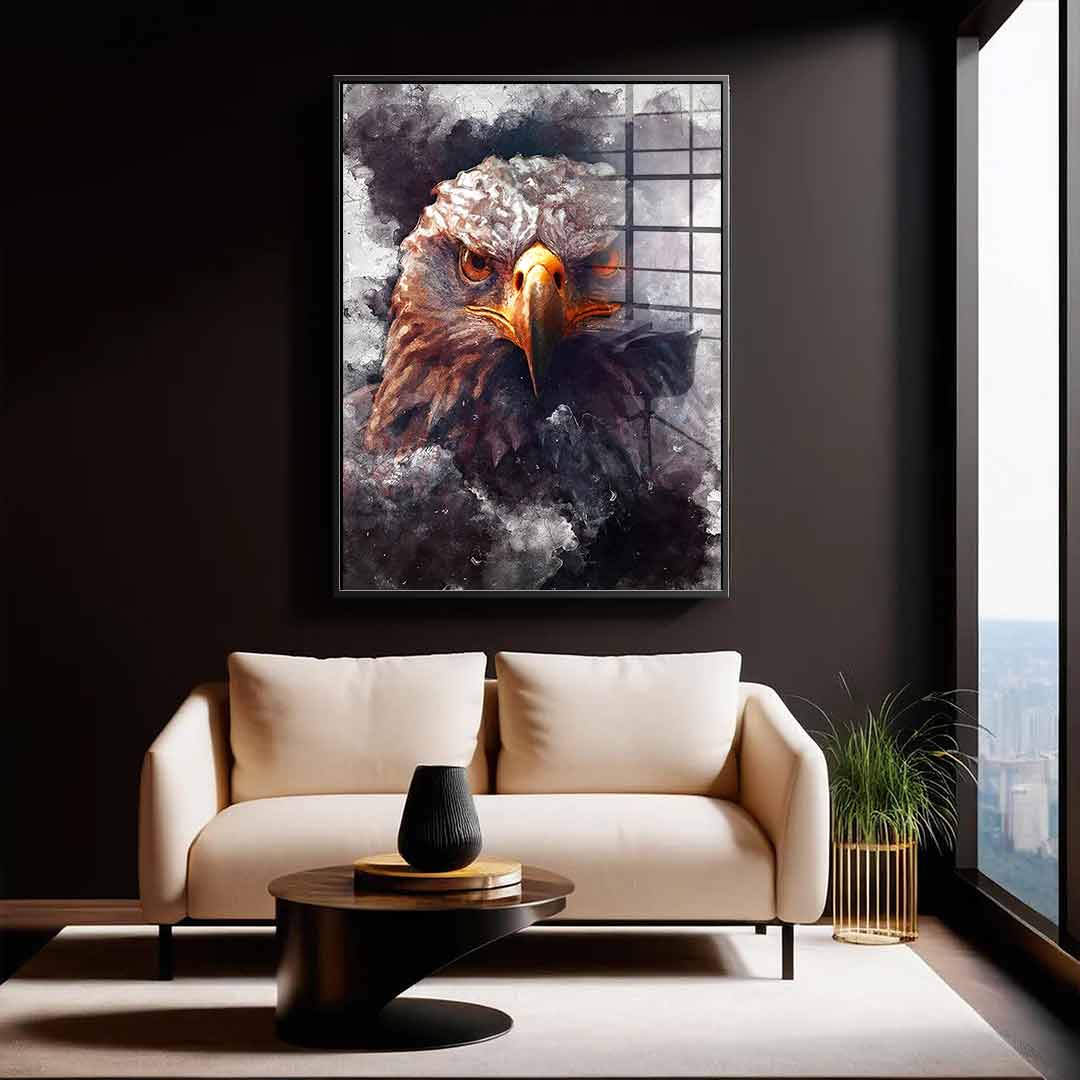 Eagle Portrait - Acrylglas