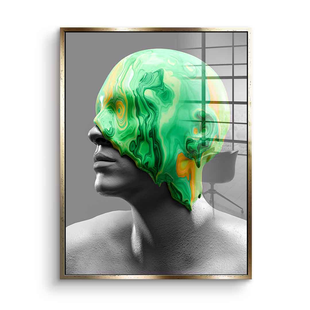 Emerald Consciousness - Acrylic glass