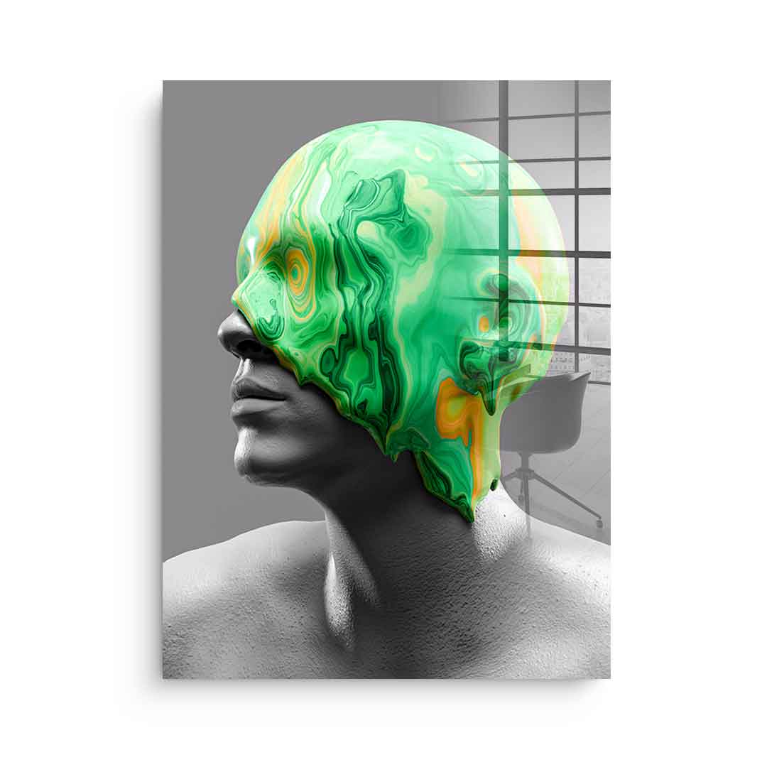 Emerald Consciousness - Acrylic glass