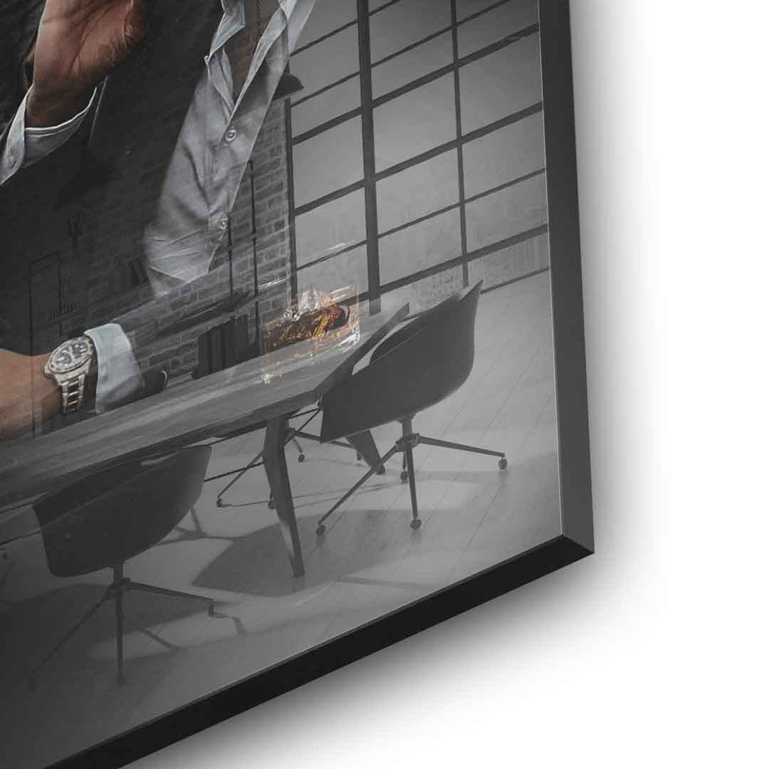 Emergency meeting - acrylic glass