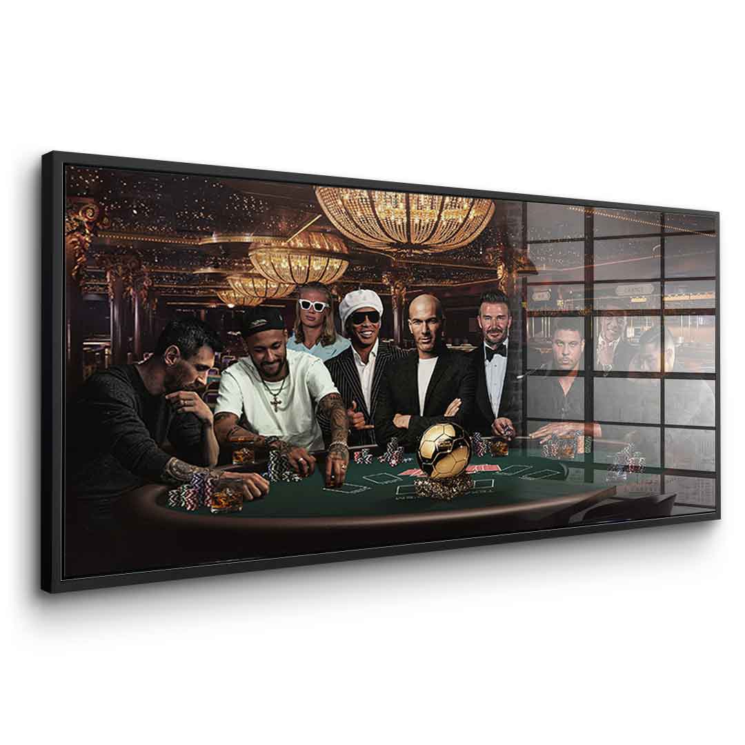 Poker Night #Football - Acrylglas
