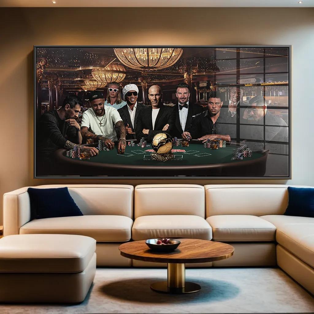 Poker Night #Football - Acrylglas