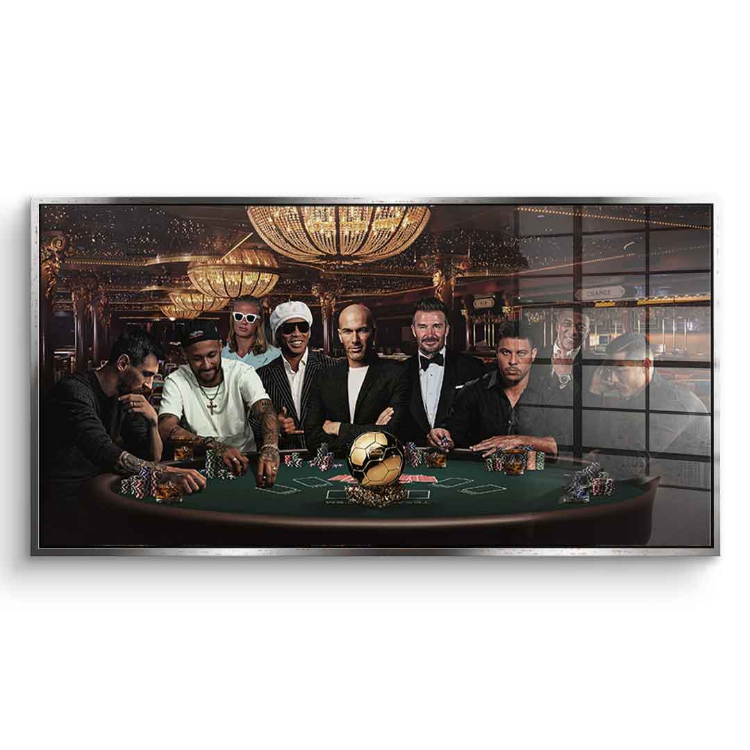 Poker Night #Football - Acrylglas