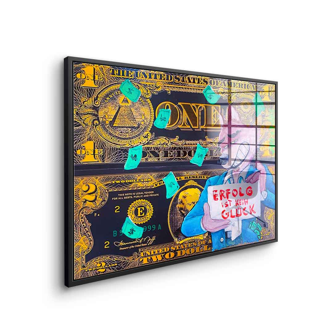 Erfolg ist kein Glück - Acrylglas
