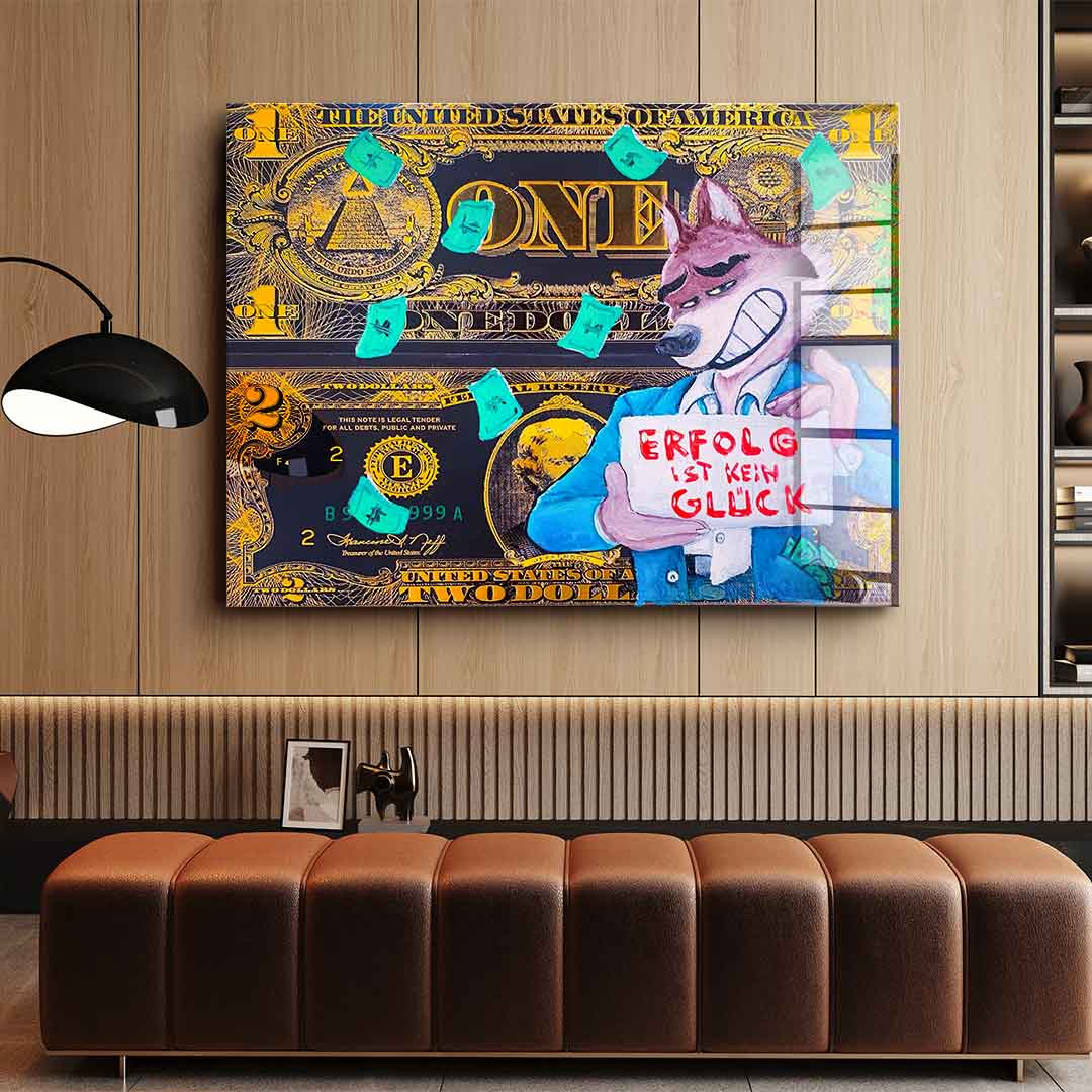 Erfolg ist kein Glück - Acrylglas