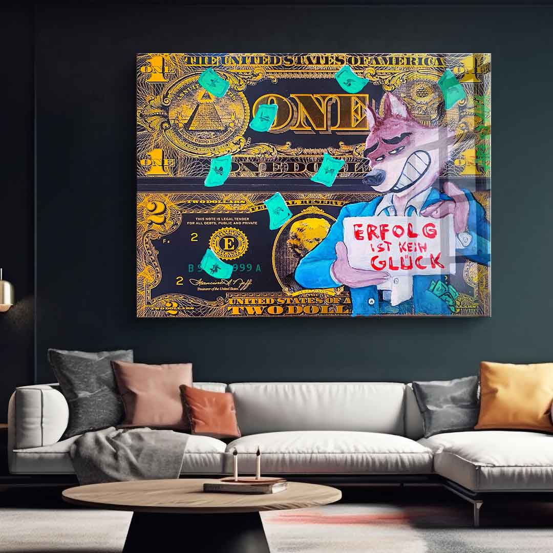 Erfolg ist kein Glück - Acrylglas