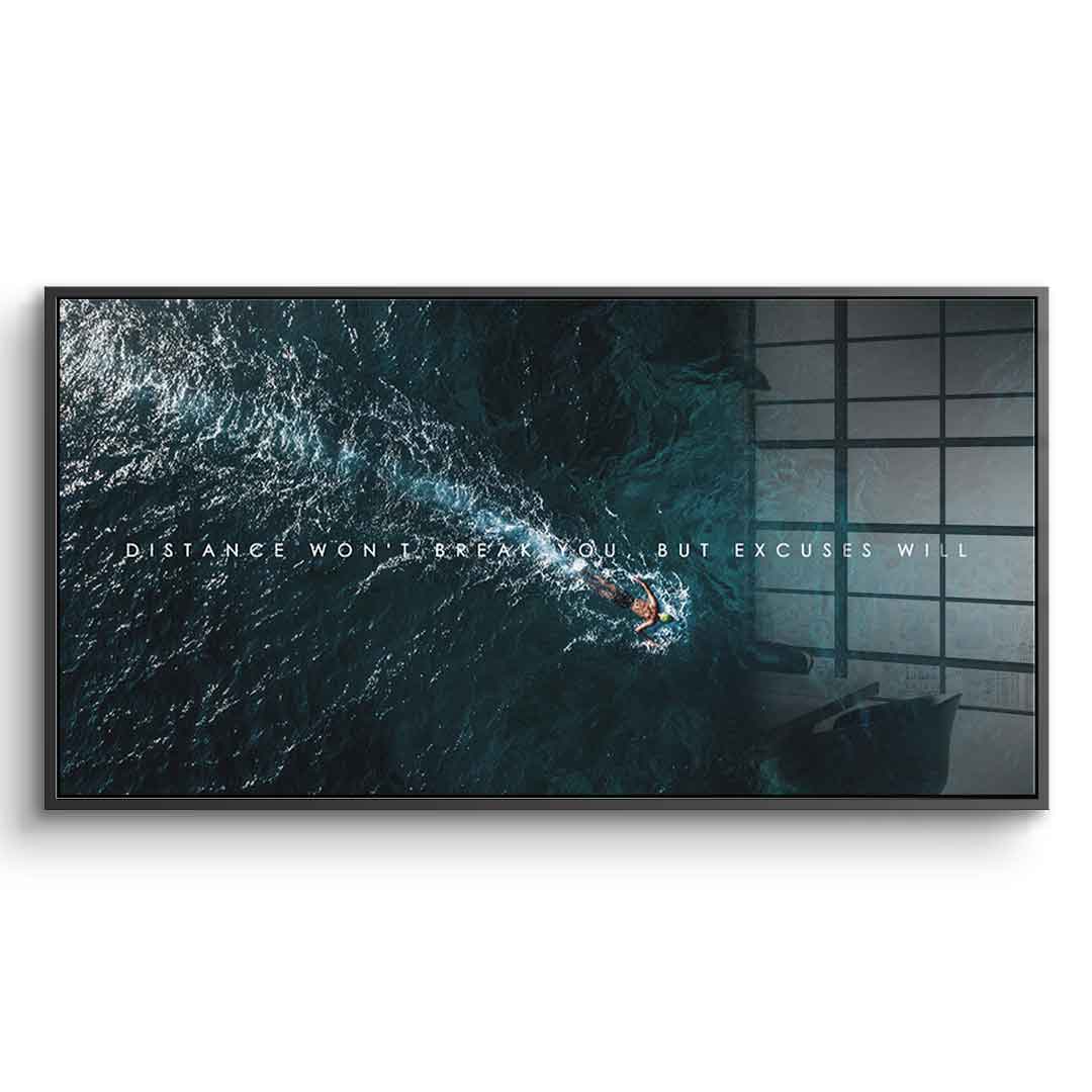Excuses Will - Acrylglas