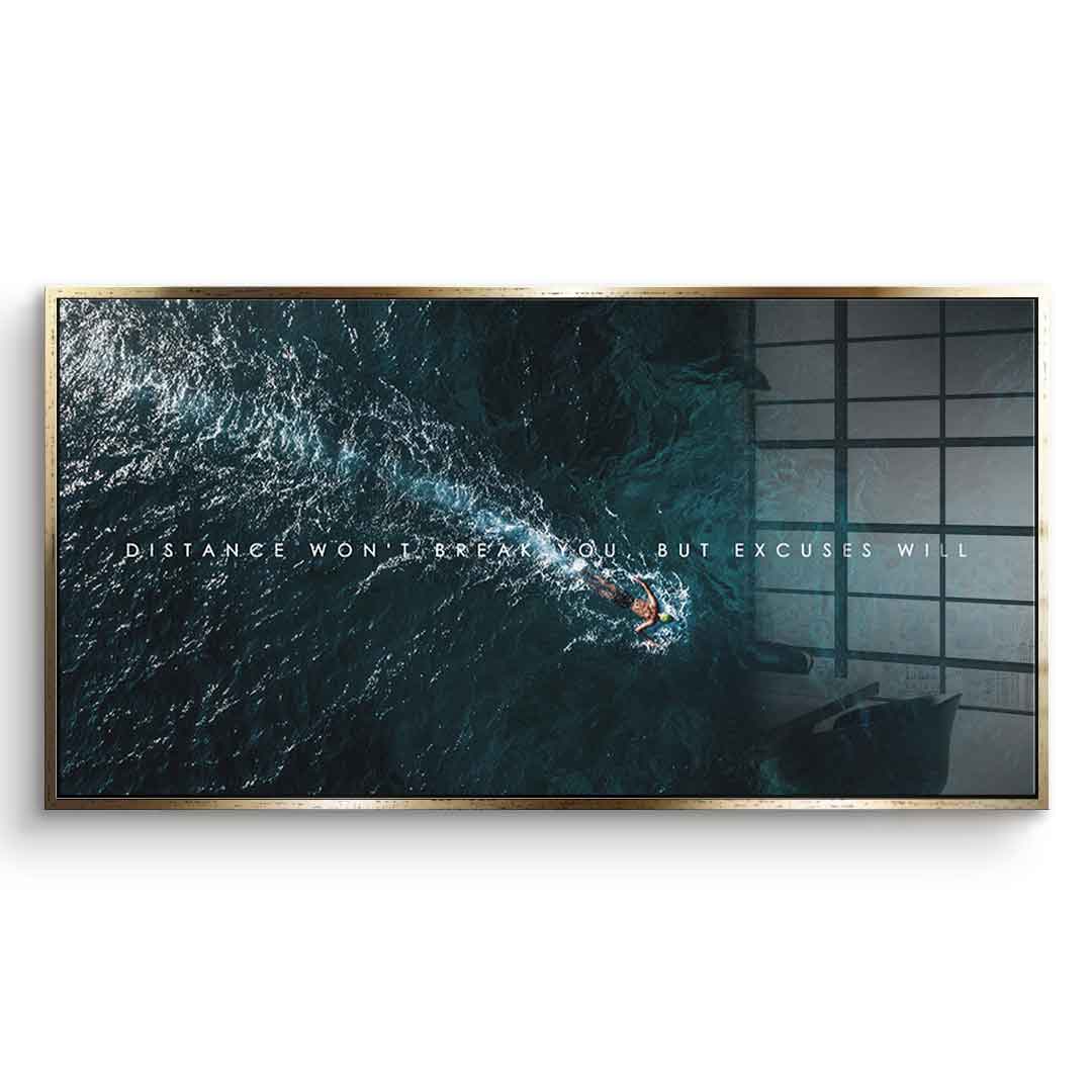 Excuses Will - Acrylglas