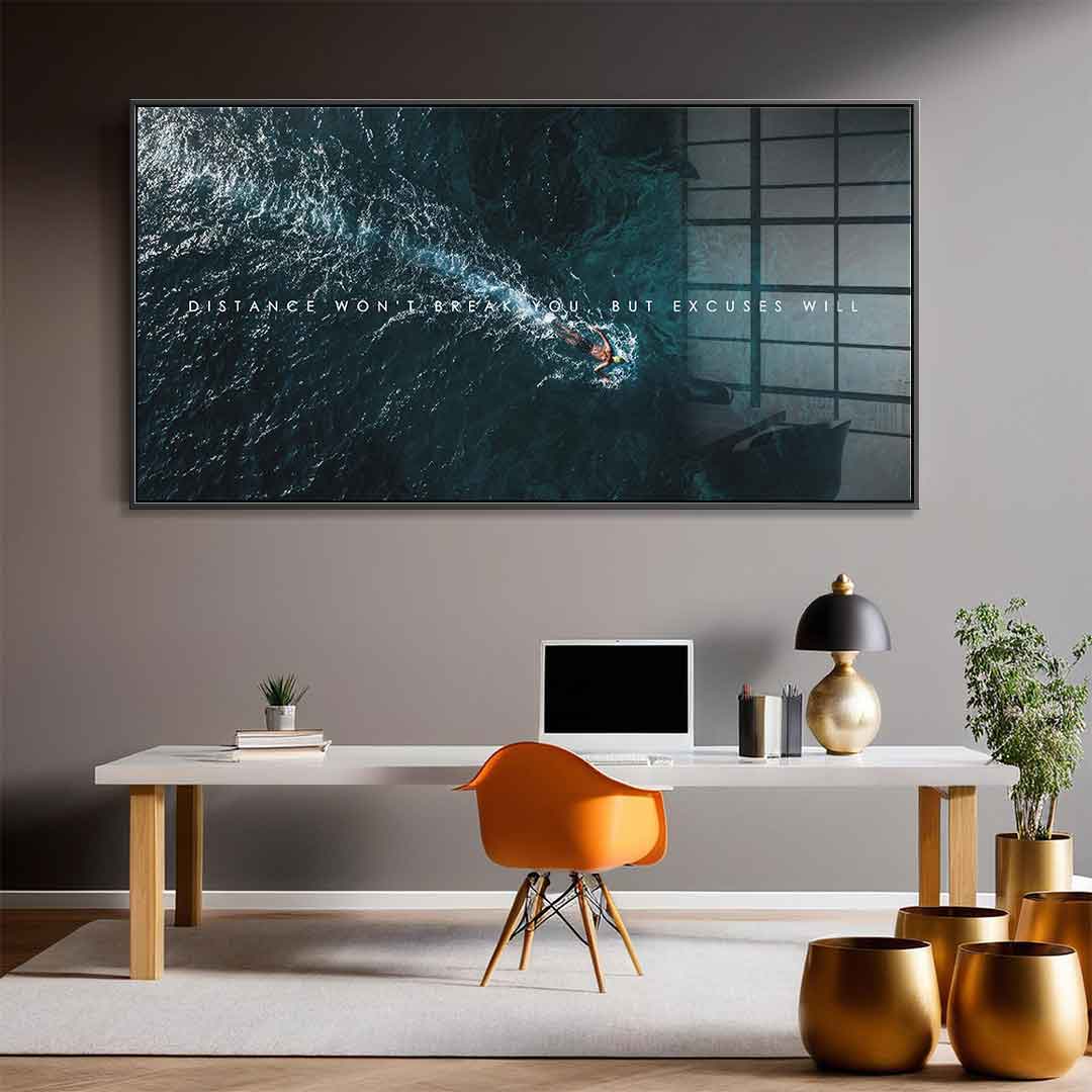 Excuses Will - Acrylglas