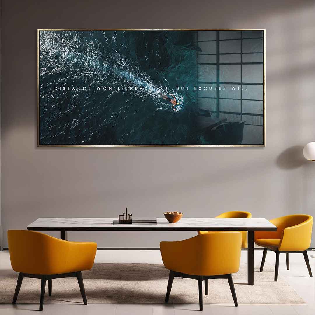 Excuses Will - Acrylglas