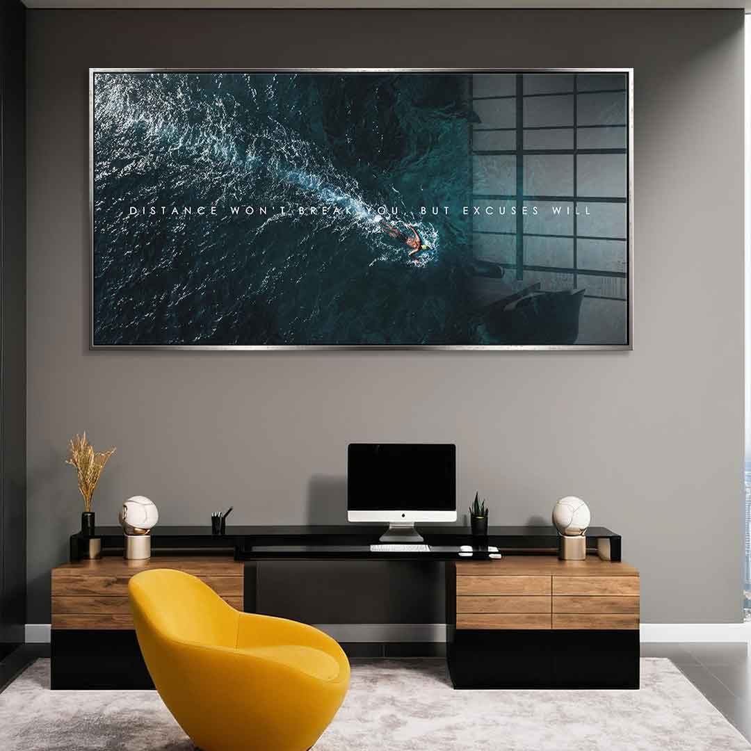 Excuses Will - Acrylglas