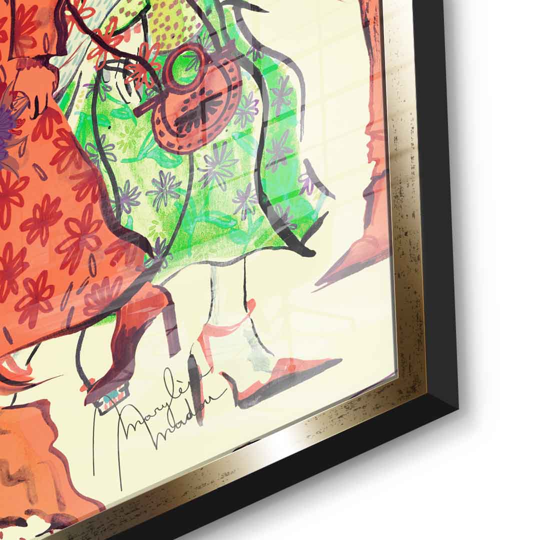 Fashion girls - acrylic glass