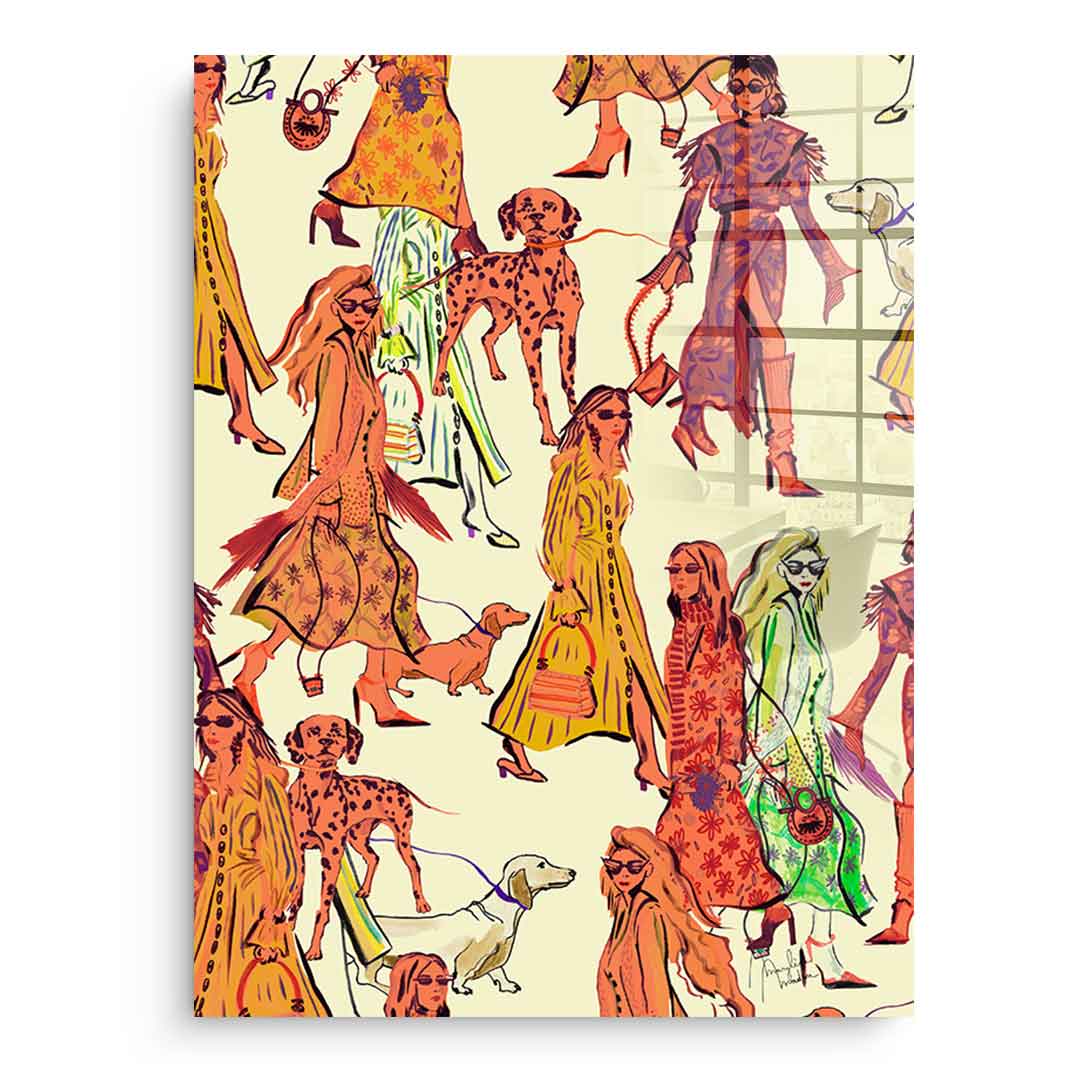 Fashion girls - acrylic glass