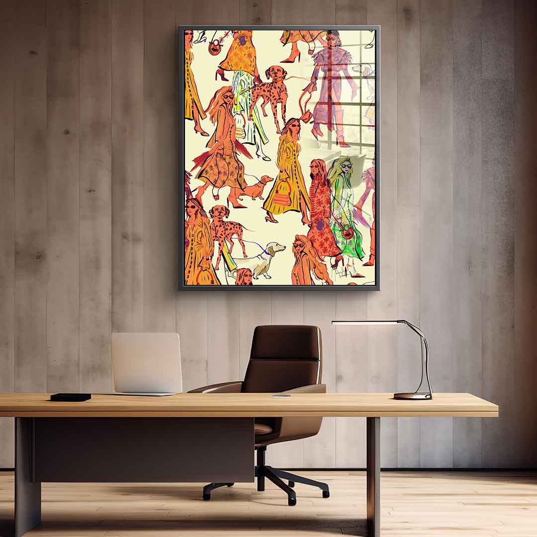 Fashion girls - acrylic glass