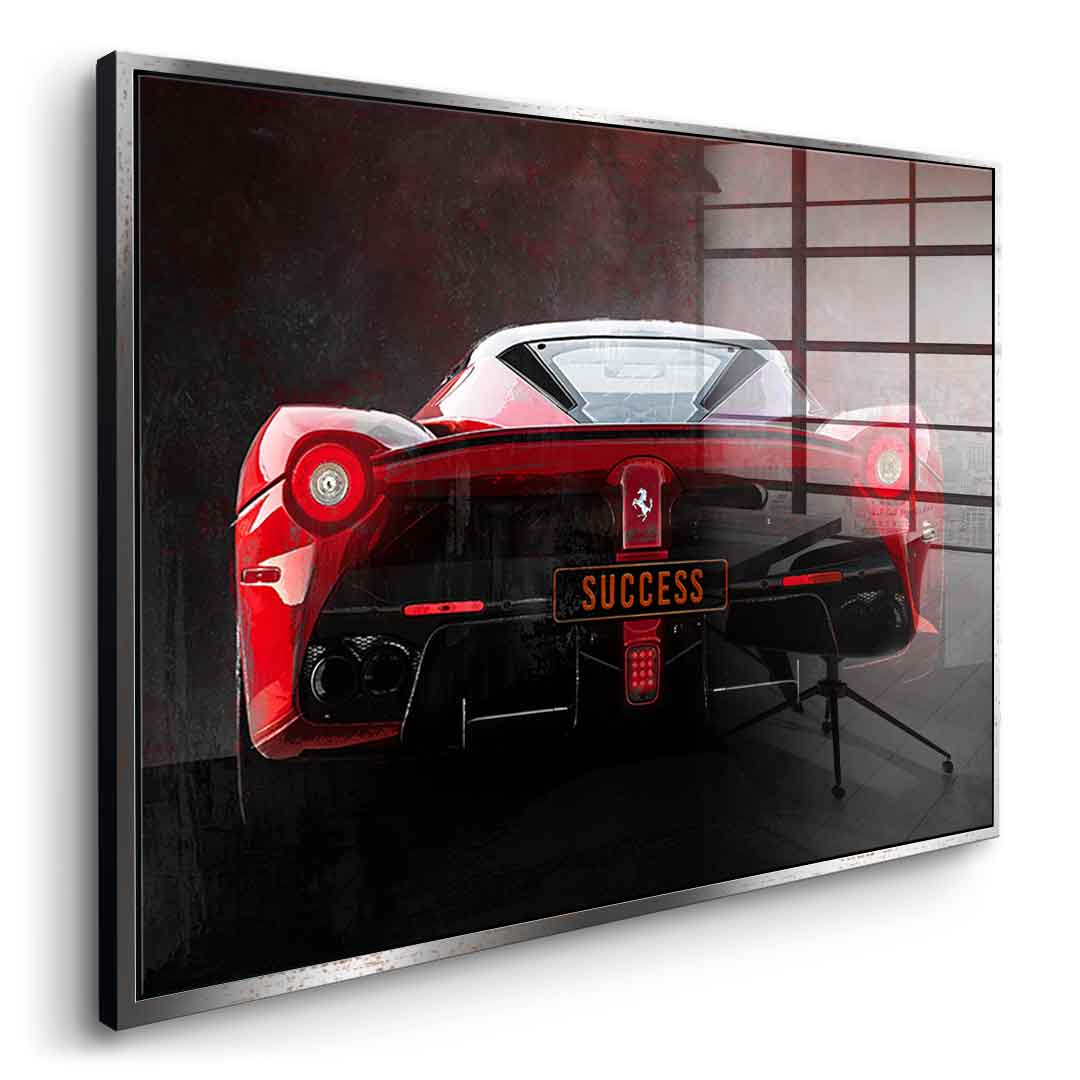 Ferrari Backside - Acrylglas