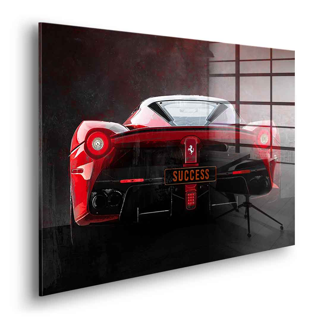Ferrari Backside - Acrylglas