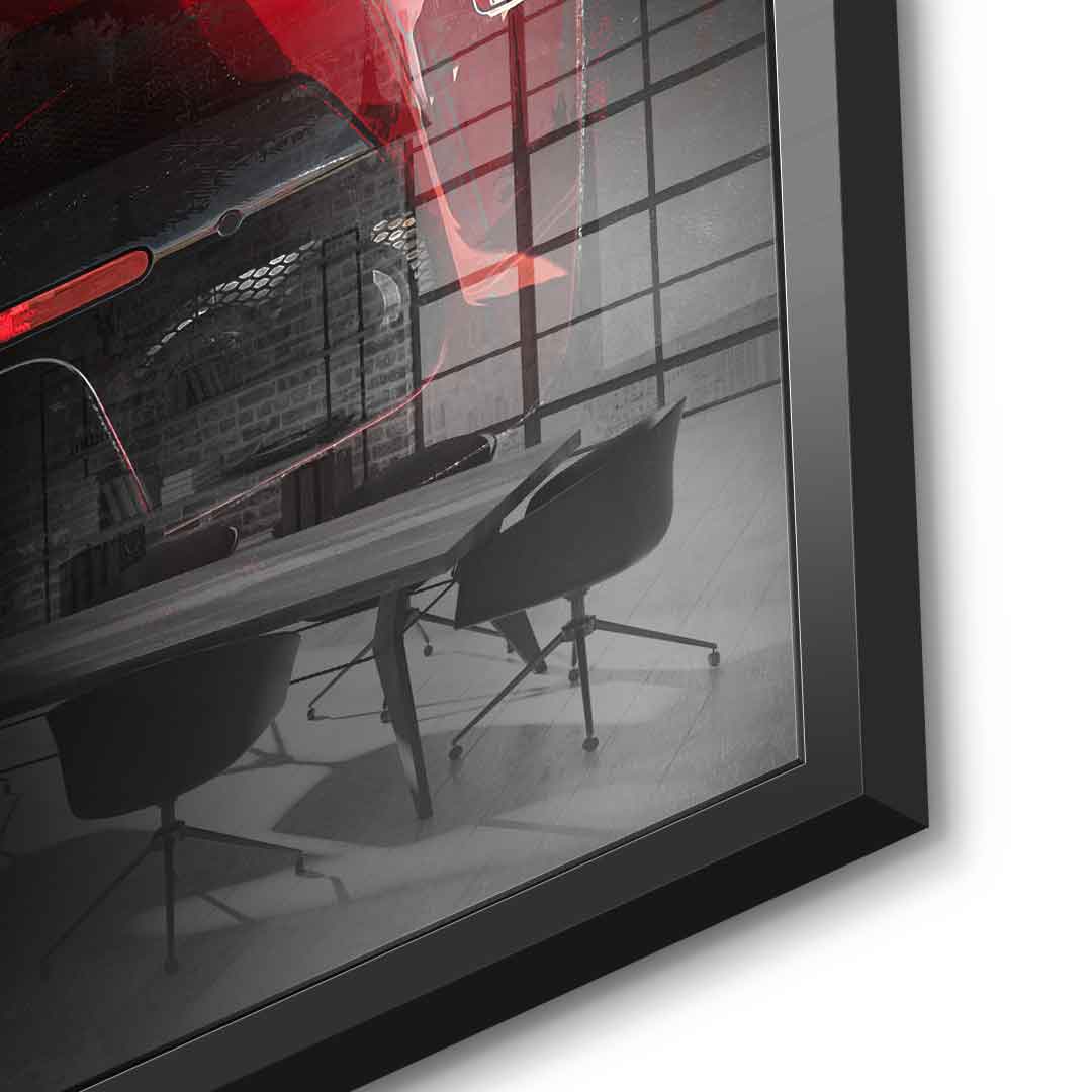 Ferrari Backside - Acrylglas