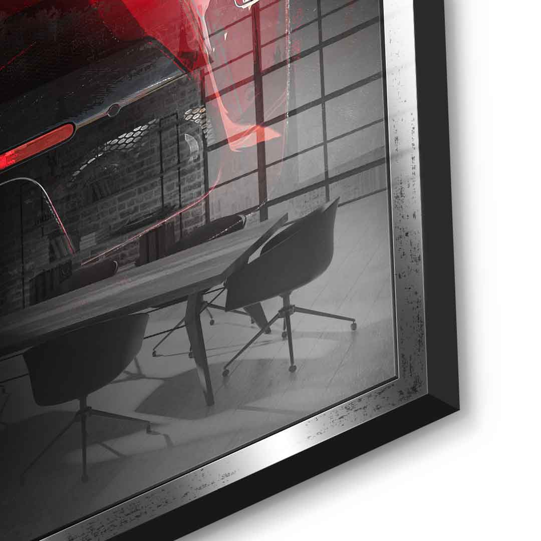 Ferrari Backside - Acrylglas