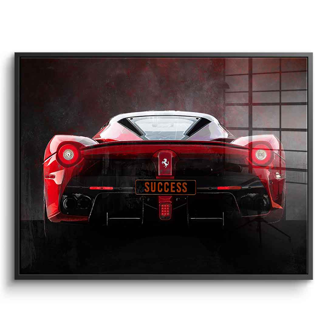 Ferrari Backside - Acrylglas