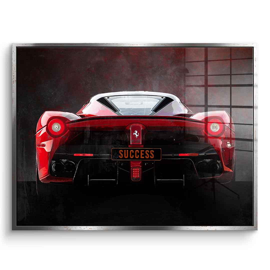 Ferrari Backside - Acrylglas