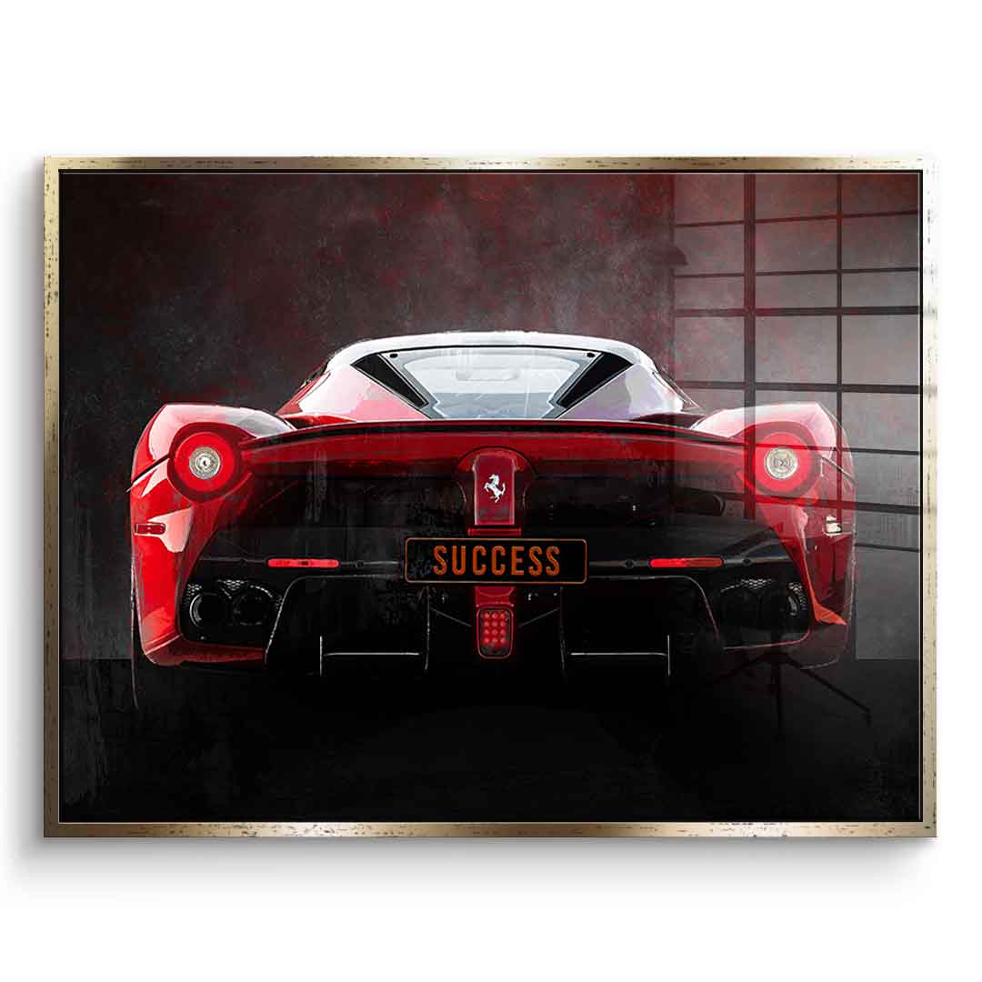 Ferrari Backside - Acrylglas