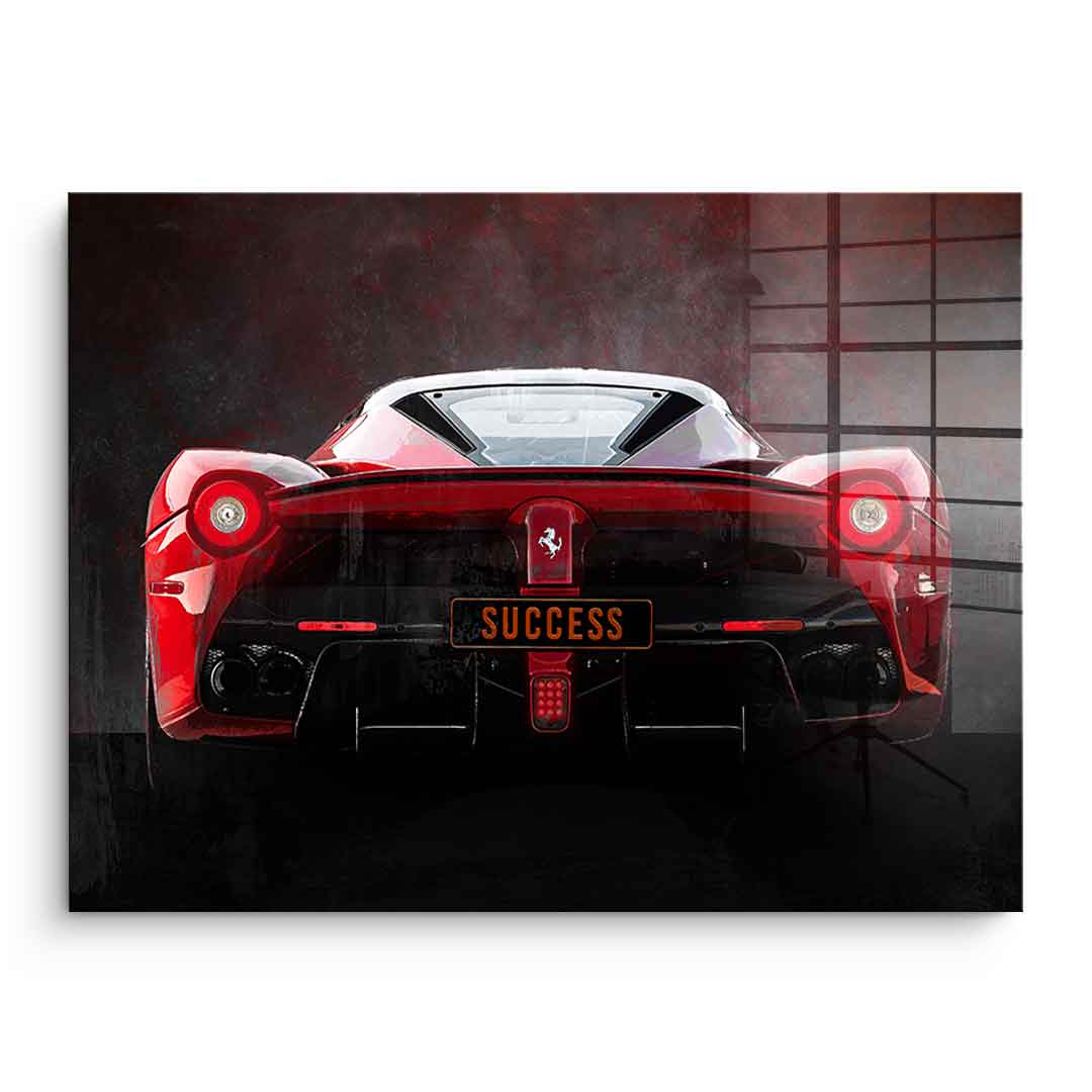 Ferrari Backside - Acrylglas