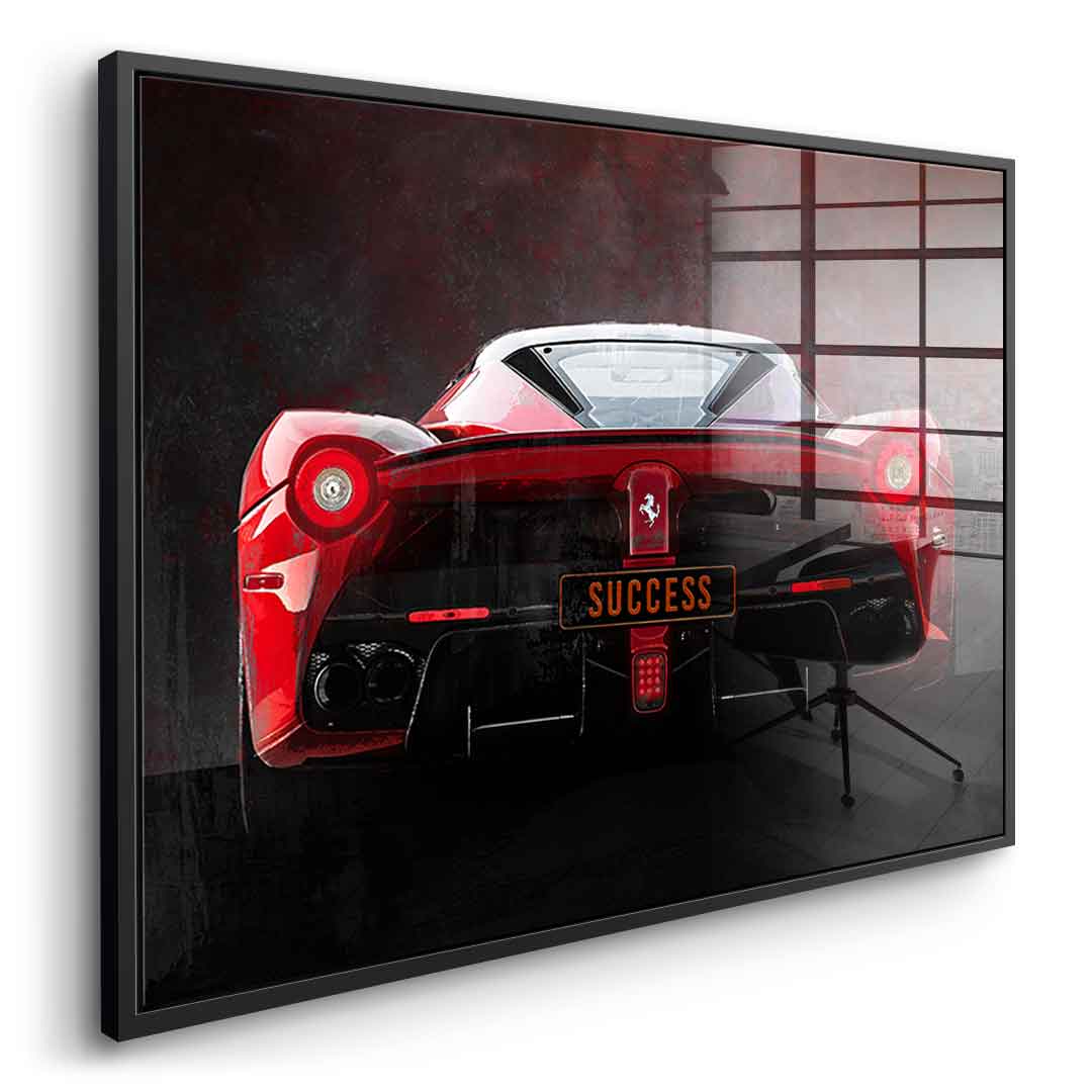 Ferrari Backside - Acrylglas