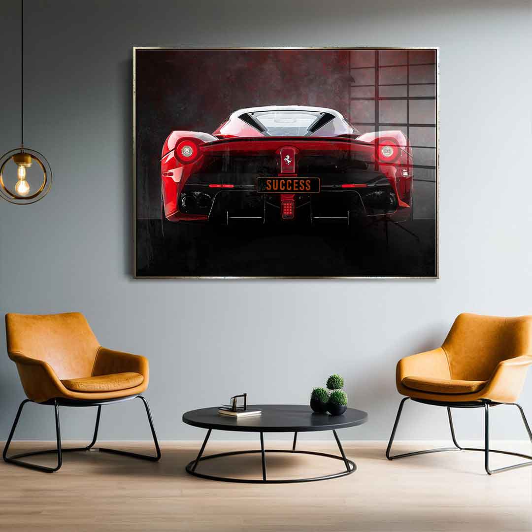 Ferrari Backside - Acrylglas