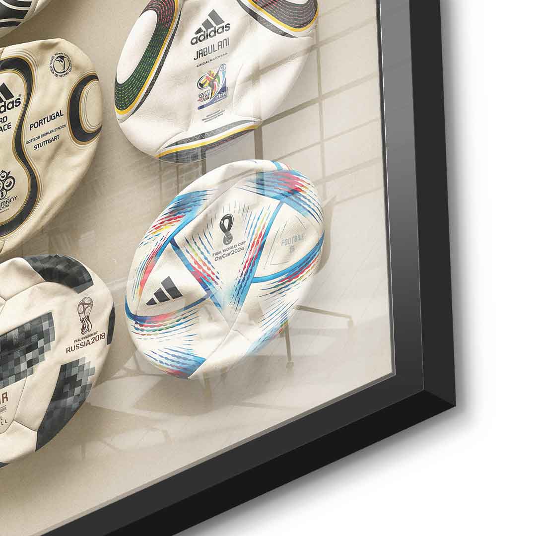 Flat World Cup Ball collection - Acrylglas