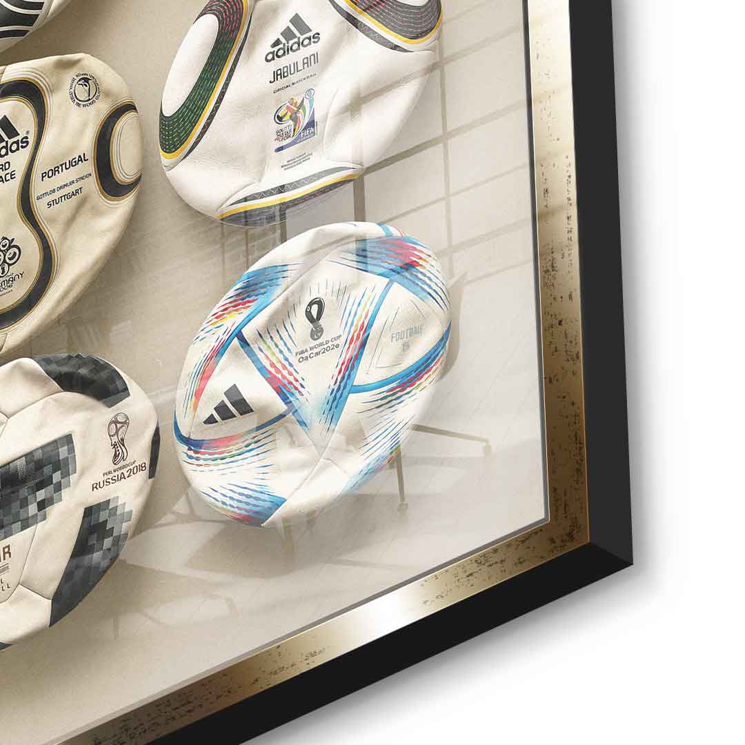 Flat World Cup Ball collection - Acrylglas