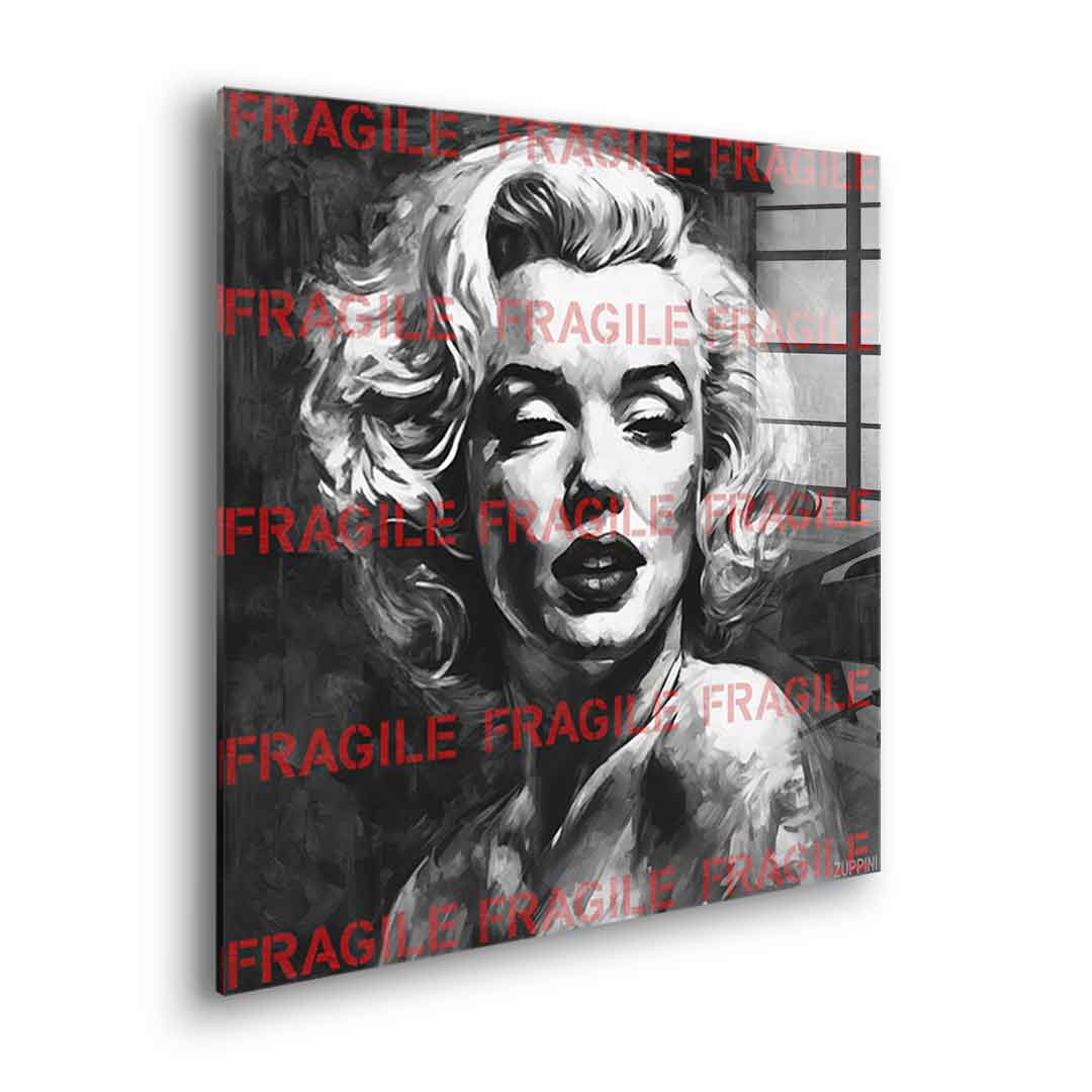 Fragile Monroe - Acrylglas