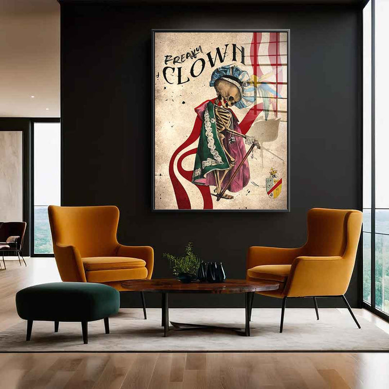 Freaky Clown - Acrylglas