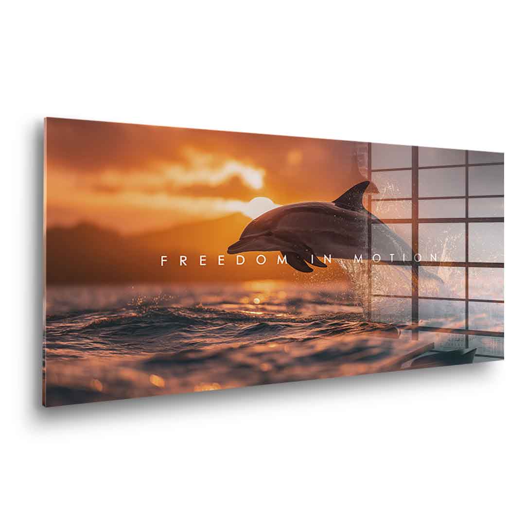 Freedom in motion - acrylic glass