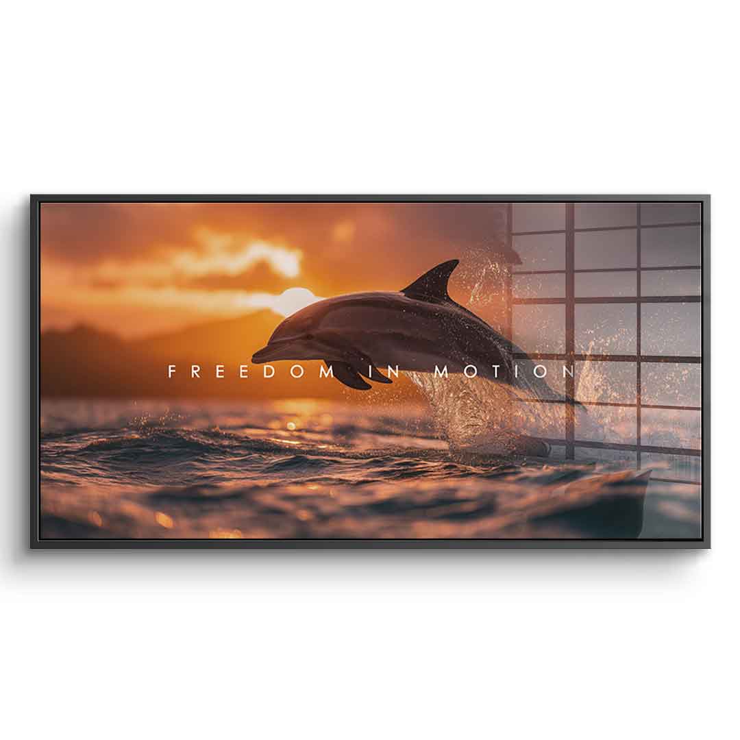Freedom in motion - acrylic glass