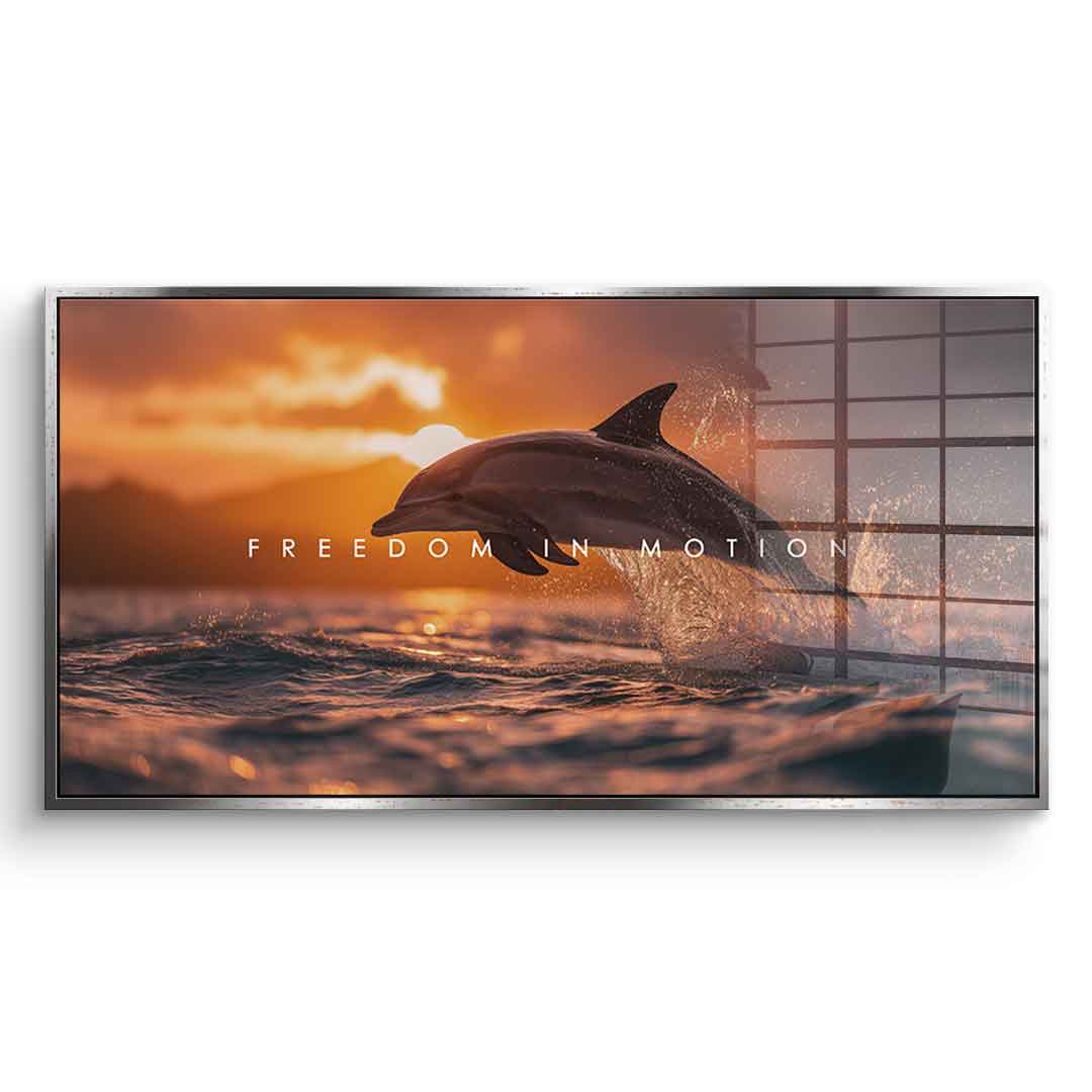 Freedom in motion - acrylic glass