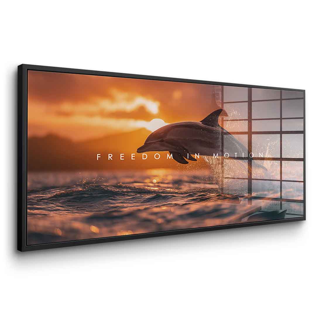 Freedom in motion - acrylic glass