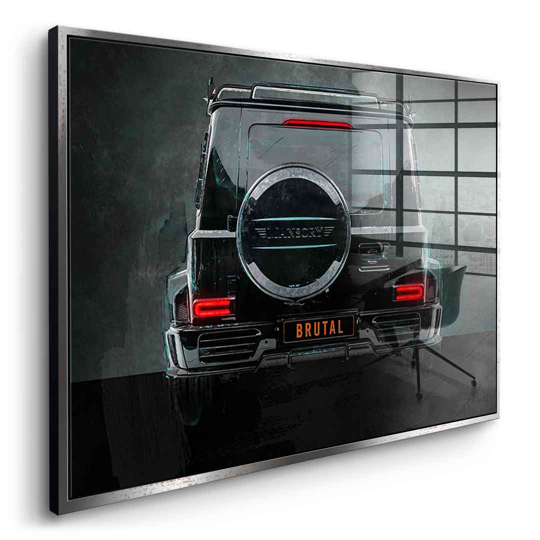 G -Wagon backside - acrylic glass